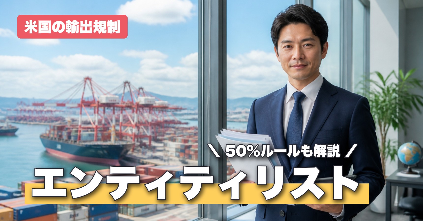 エンティティリストとは？米国の輸出規制と50%ルール、日本企業が確かめること