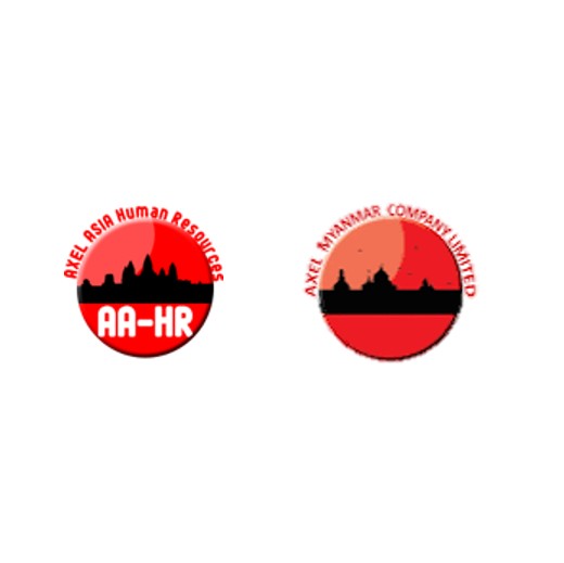 Axel&nbsp;Asia&nbsp;Human&nbsp;Resources&nbsp;Co.,Ltd（AA-HR）／AXEL&nbsp;MYANMAR&nbsp;Co.,&nbsp;Ltd　　　　　　のロゴ