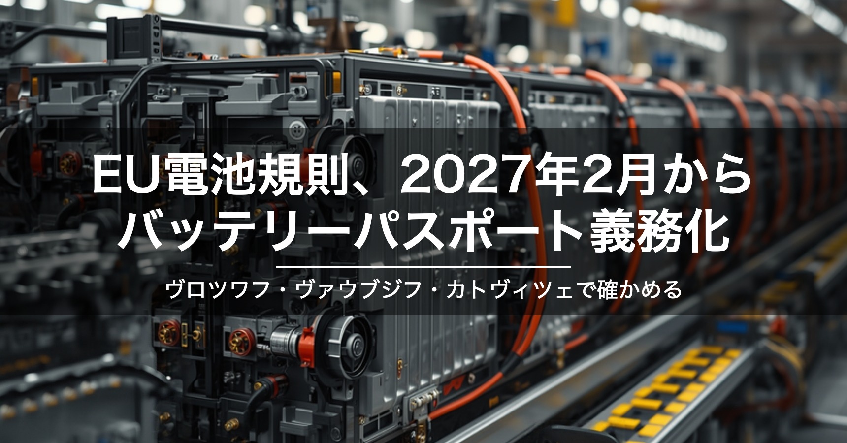 ポーランドのEV電池進出｜ヴロツワフ・ヴァウブジフ・カトヴィツェ&nbsp;3つの視察先